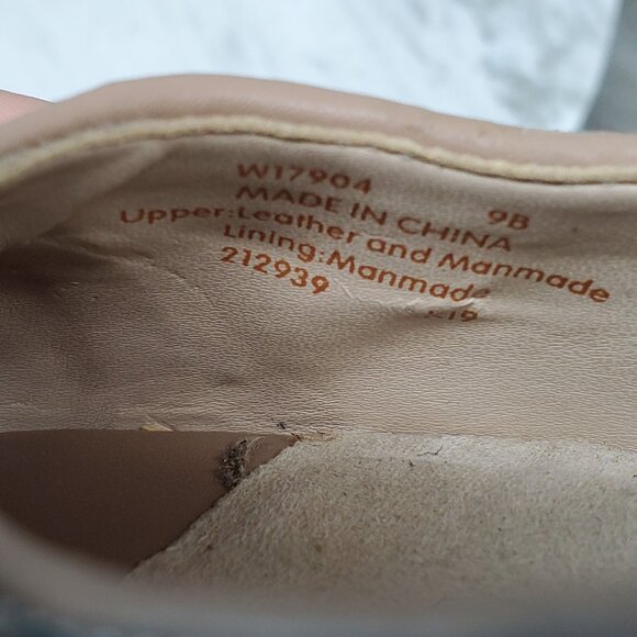 Cole Haan Shoes Womens Size 9 Snakeskin Leather Manmade Peep Toe Wedge - Picture 10 of 11